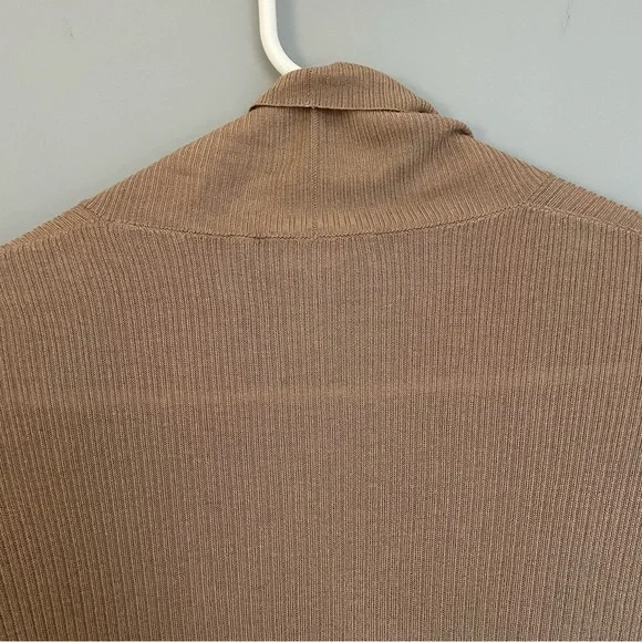 Theory Dorinsa O Honey Open Cardigan Duster Sweater - Picture 9 of 11